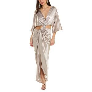 slim fit dress slacks Suboo Prya Cowl Neck Mini Dress in Gold – Coco & Lola main image 0